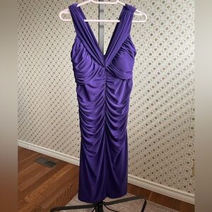 Joseph Ribkoff Purple Ripple Dress (cocktail) US size 2